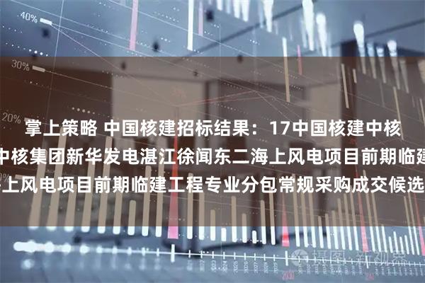 掌上策略 中国核建招标结果：17中国核建中核华兴能源电力工程公司中核集团新华发电湛江徐闻东二海上风电项目前期临建工程专业分包常规采购成交候选人公示