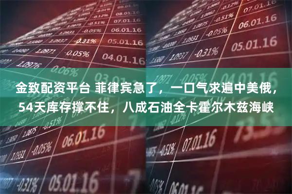 金致配资平台 菲律宾急了，一口气求遍中美俄，54天库存撑不住，八成石油全卡霍尔木兹海峡